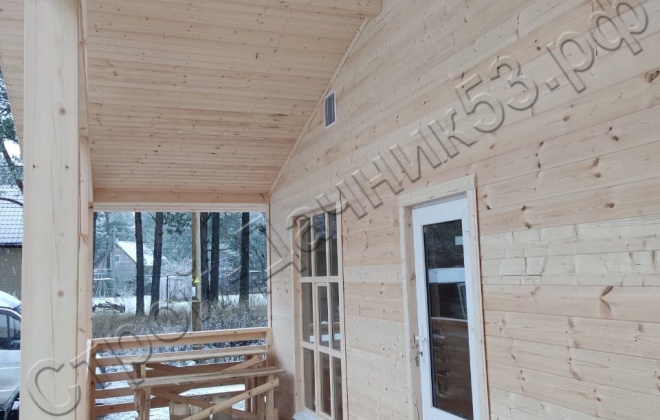 4 Каркасный дом Д-2, 9x9м, 81М², Республика Карелия, Олонецкий район, посёлок Ильинский (13)